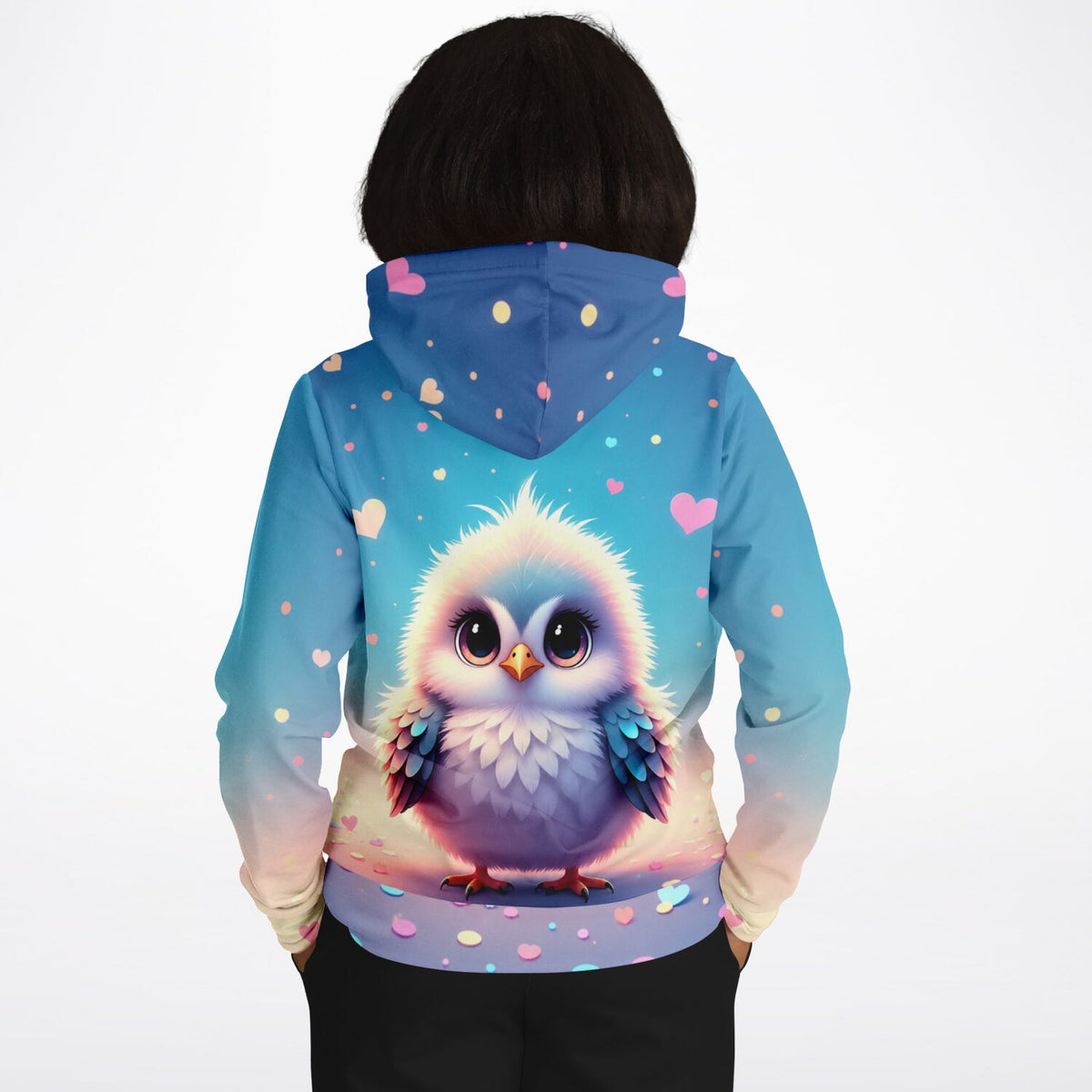Dreamer Hoodie mit niedlichem Vogel-Motiv, perfekt für Fans von Malen nach Zahlen und Diamond Painting
