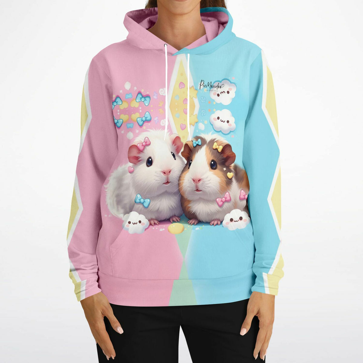 Dreamer Hoodie mit niedlichem Meerschweinchen-Motiv im Stil von Diamond Painting und Malen nach Zahlen Designs