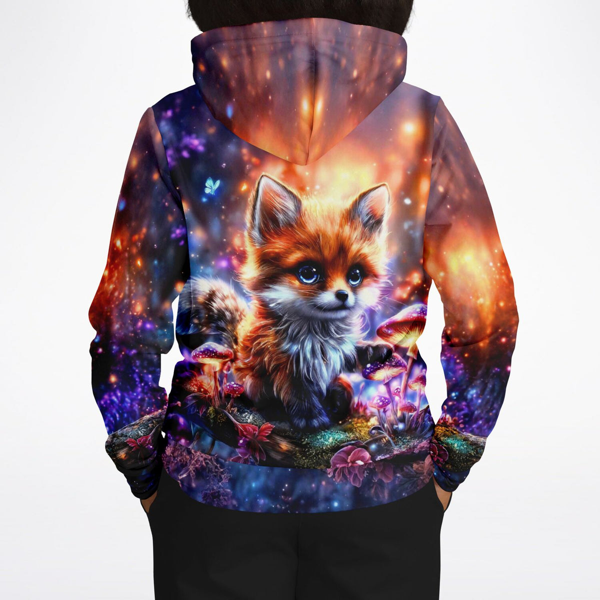 Dreamer Hoodie mit süßem Fuchsmotiv, inspiriert von magischen Diamond Painting und Malen nach Zahlen Designs