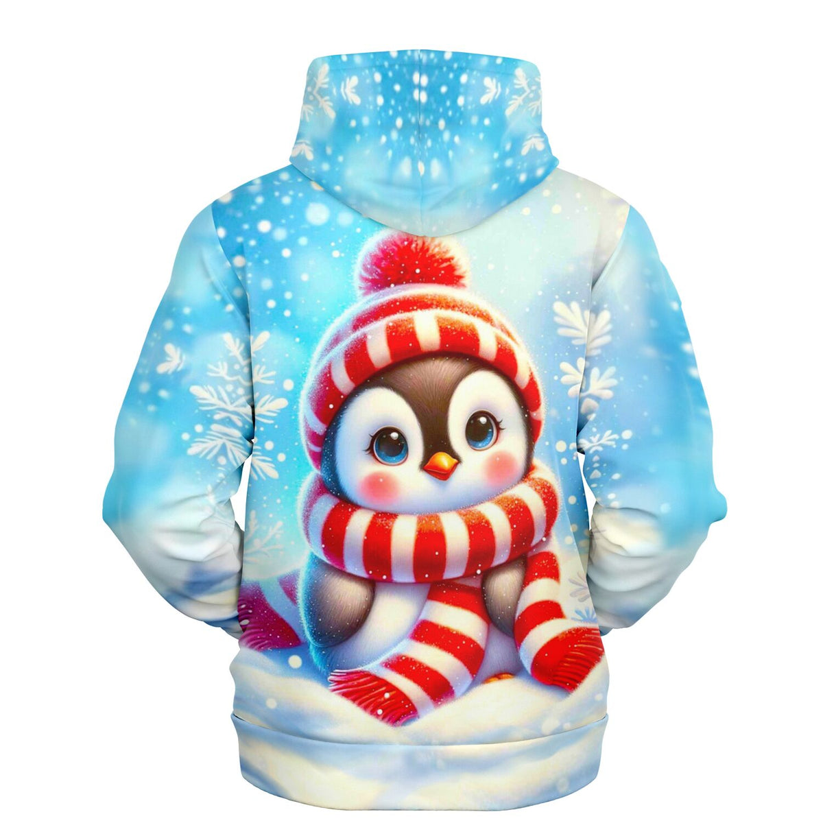 Dreamer Hoodie mit niedlichem Pinguin Motiv, passend im Stil zu Malen nach Zahlen und Diamond Painting Kunstwerken