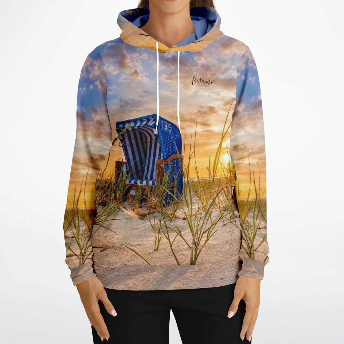 Dreamer Hoodie mit Strandkorb Motiv für Fans von Diamond Painting und Malen nach Zahlen Designs