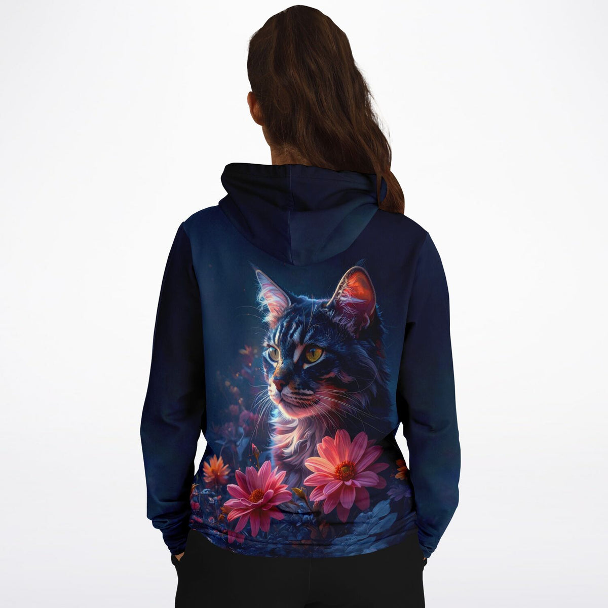 Dreamer Hoodie mit ägyptischem Katzen-Motiv Segen der Bastet, ideal für Fans von Malen nach Zahlen und Diamond Painting