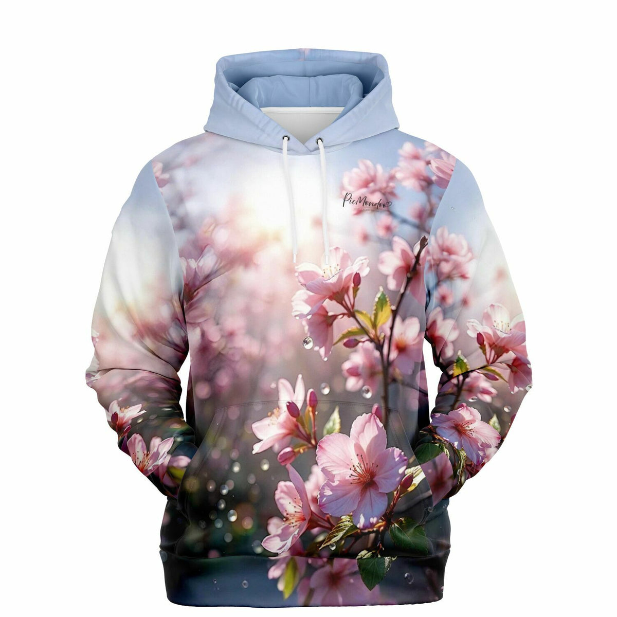 Dreamer Hoodie mit zartem Kirschblüten-Design für Fans von Malen nach Zahlen und kreativem DIY-Style