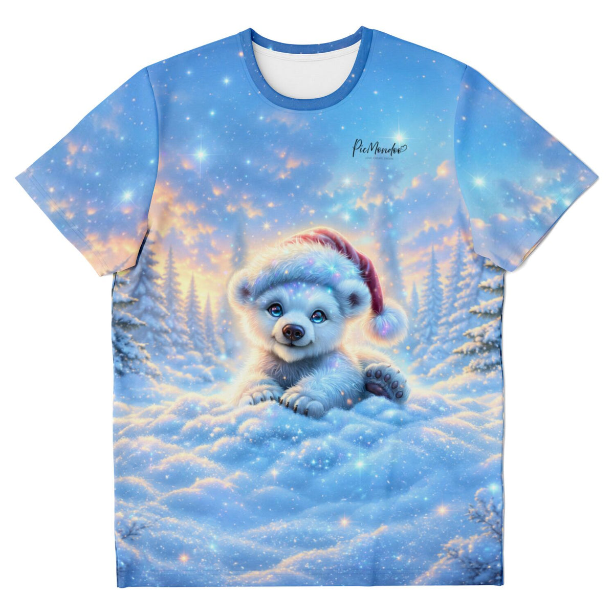 T-Shirt Kleiner Schneefunkel mit süßem Eisbär-Motiv, perfekt für Fans von Diamond Painting und Malen nach Zahlen