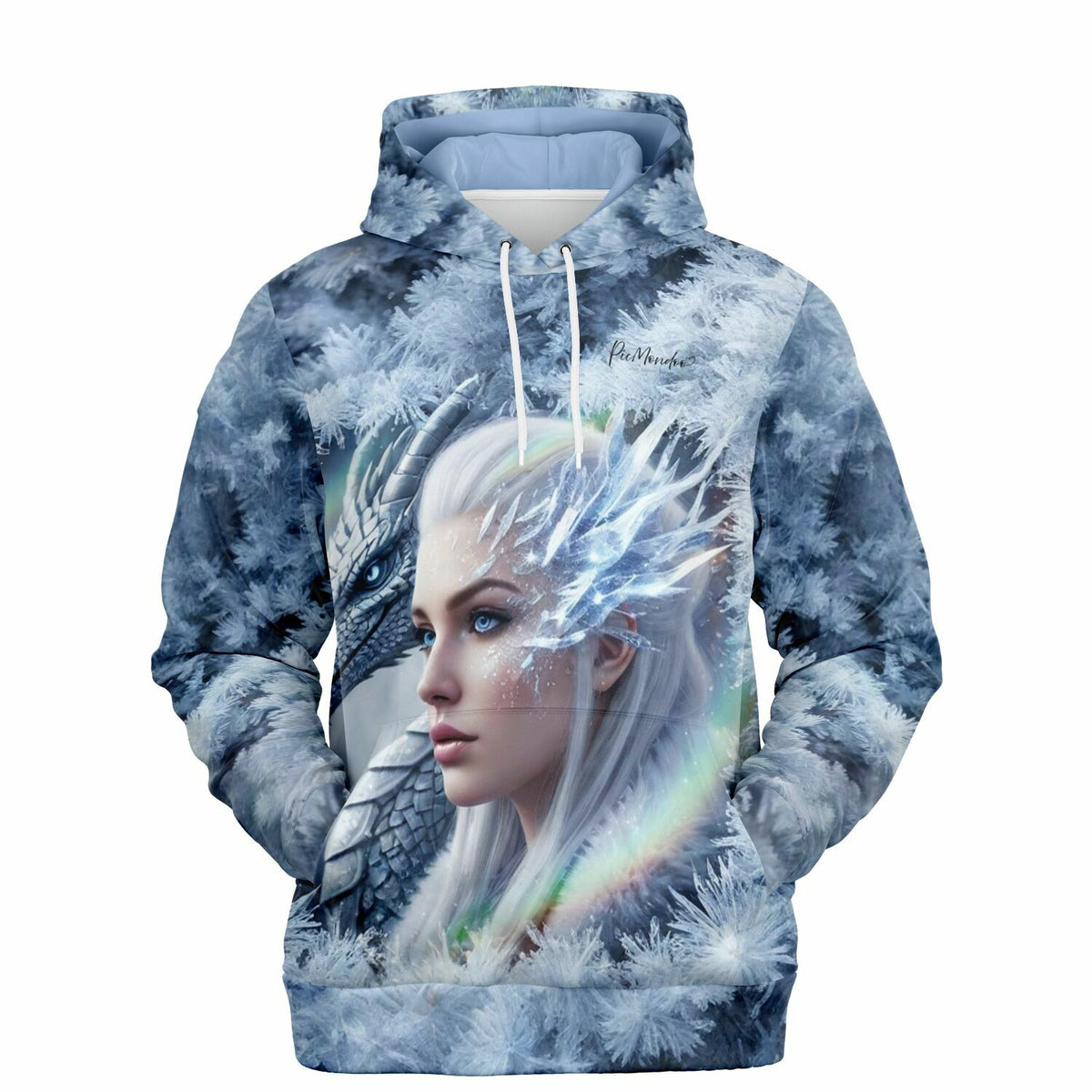 Dreamer Hoodie Dragon Queen mit frostigem Fantasy-Motiv für Fans von Diamond Painting und Malen nach Zahlen Designs