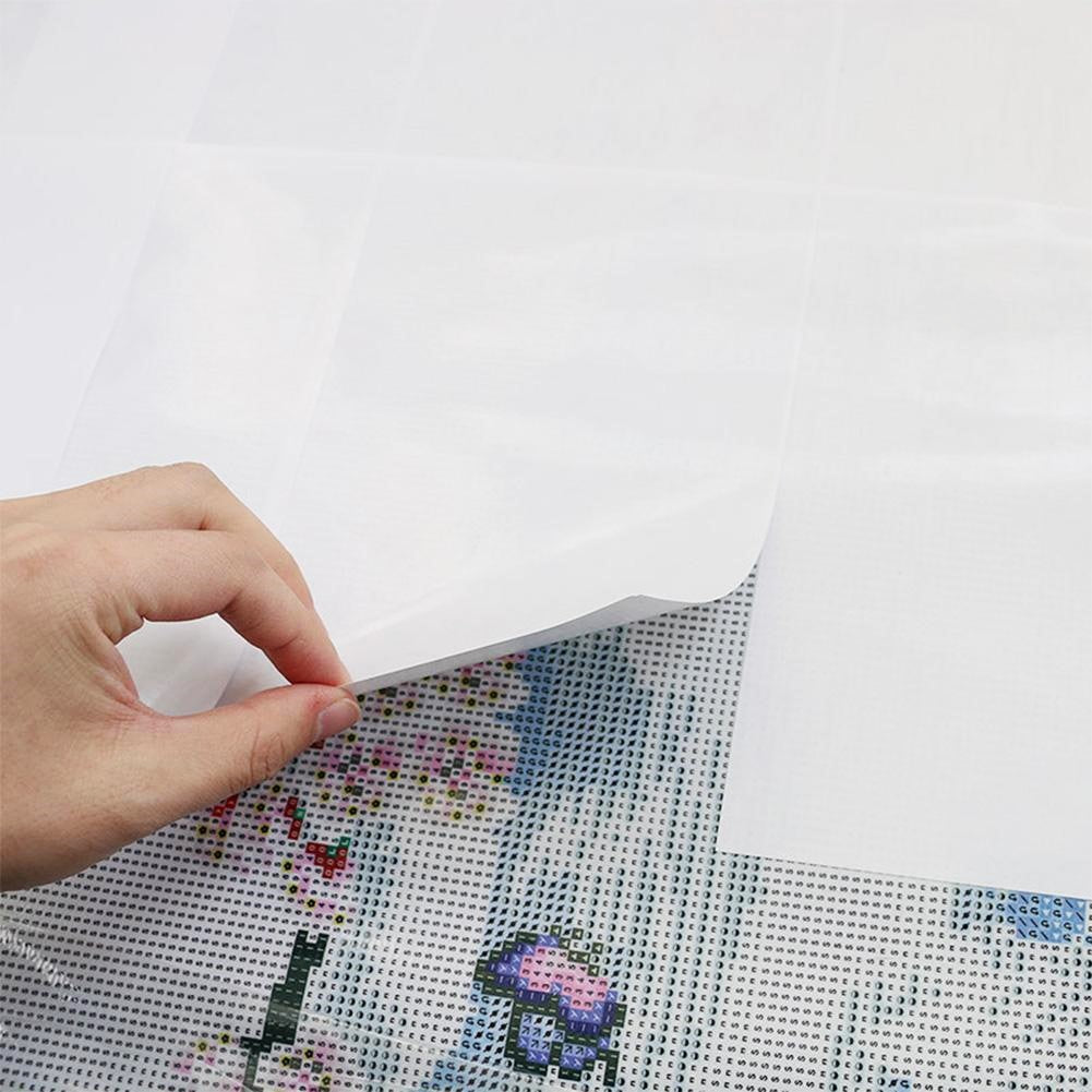 A5 Silikonpapier zum Schutz der Diamond Painting Leinwand vor Staub und Fusseln