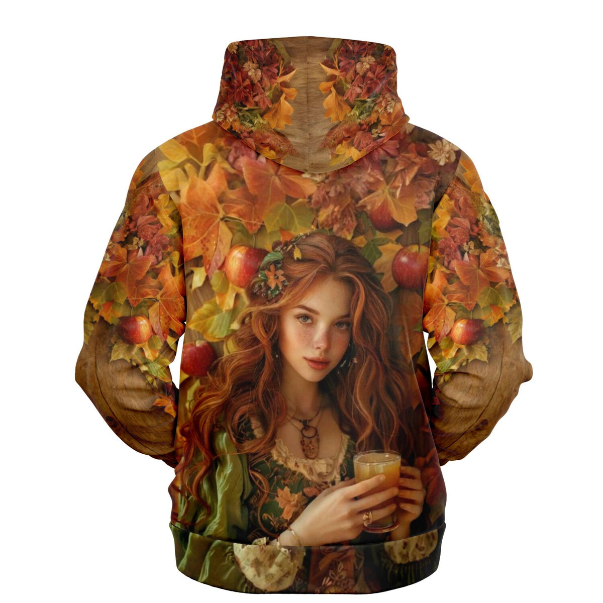 Dreamer Hoodie von Susen Pfifferling mit Apfelmädchen Ruby Motiv, ideal für Fans von Diamond Painting und DIY-Kunst