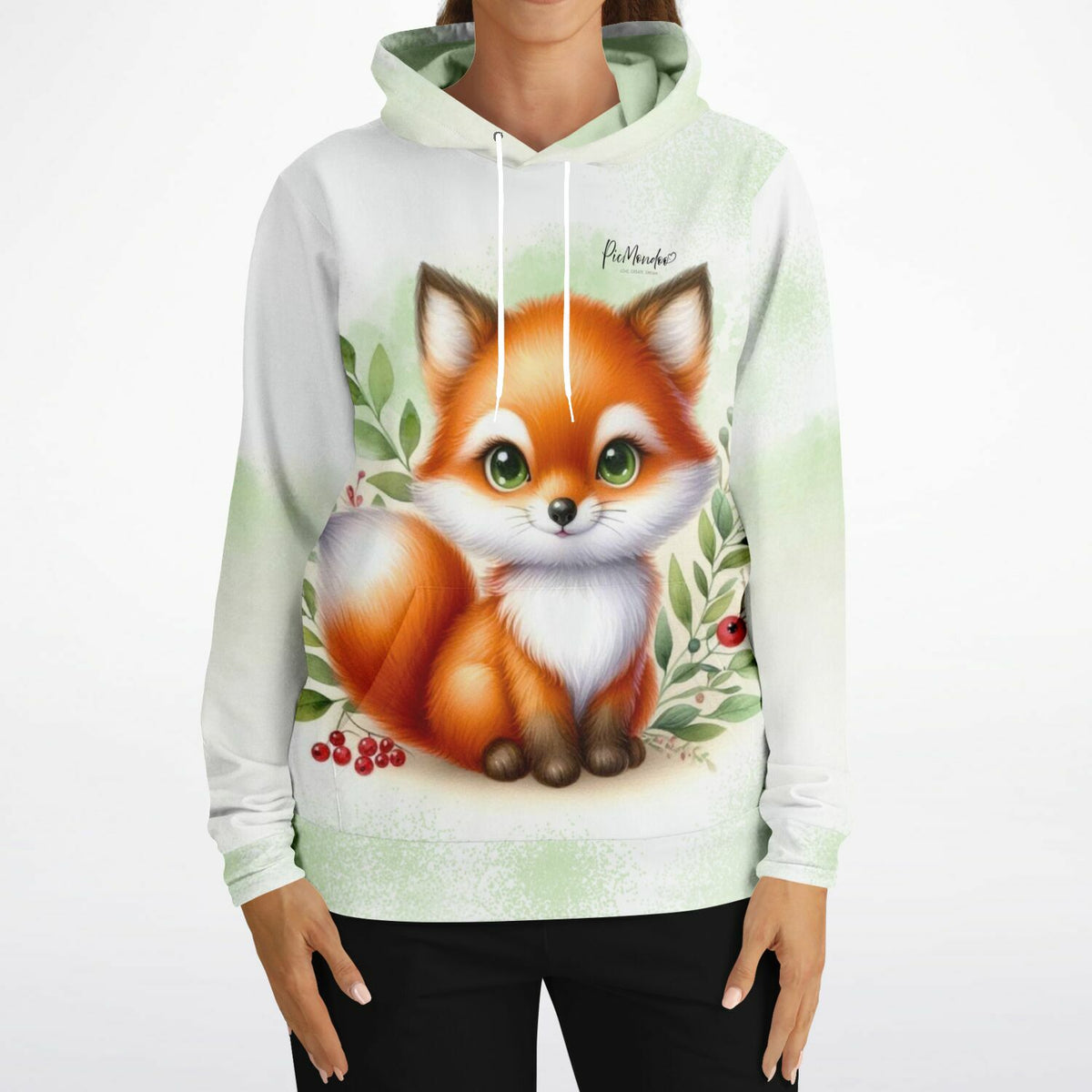 Dreamer Hoodie Freddy Füchschen mit süßem Fuchsmotiv, passend zu beliebten Motiven aus Diamond Painting und Malen nach Zahlen