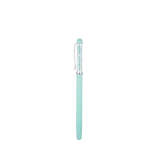 Hellblauer Diamond Painting Stift mit glitzerndem Dekor für präzises Setzen von 5D Diamanten als DIY-Zubehör
