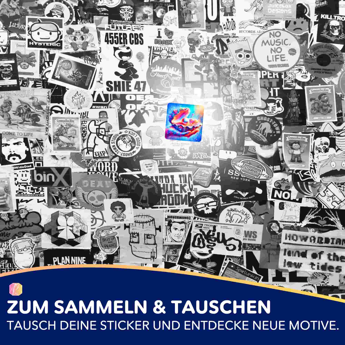 Buntes Zauber des Meeres Sticker-Set für Diamond Painting Fans zur Organisation von Zubehör und Diamanten Painting Sets