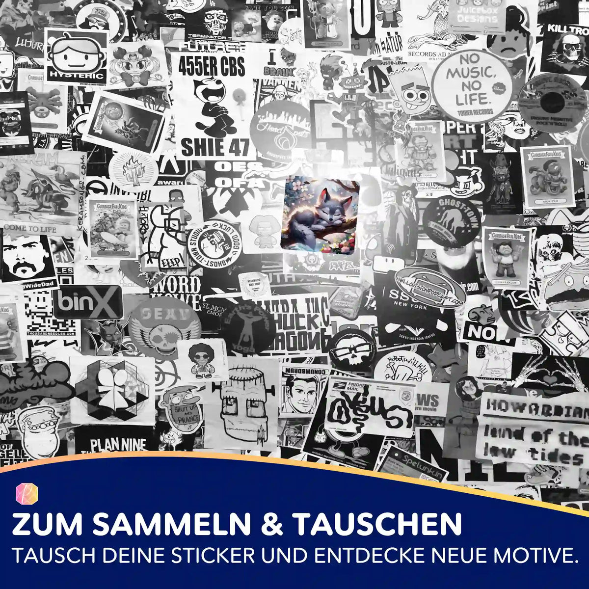 5er-Set Sticker Yukis Frühling als farbenfrohe Ergänzung für dein Diamond Painting Zubehör und Bastelsets von Picmondoo