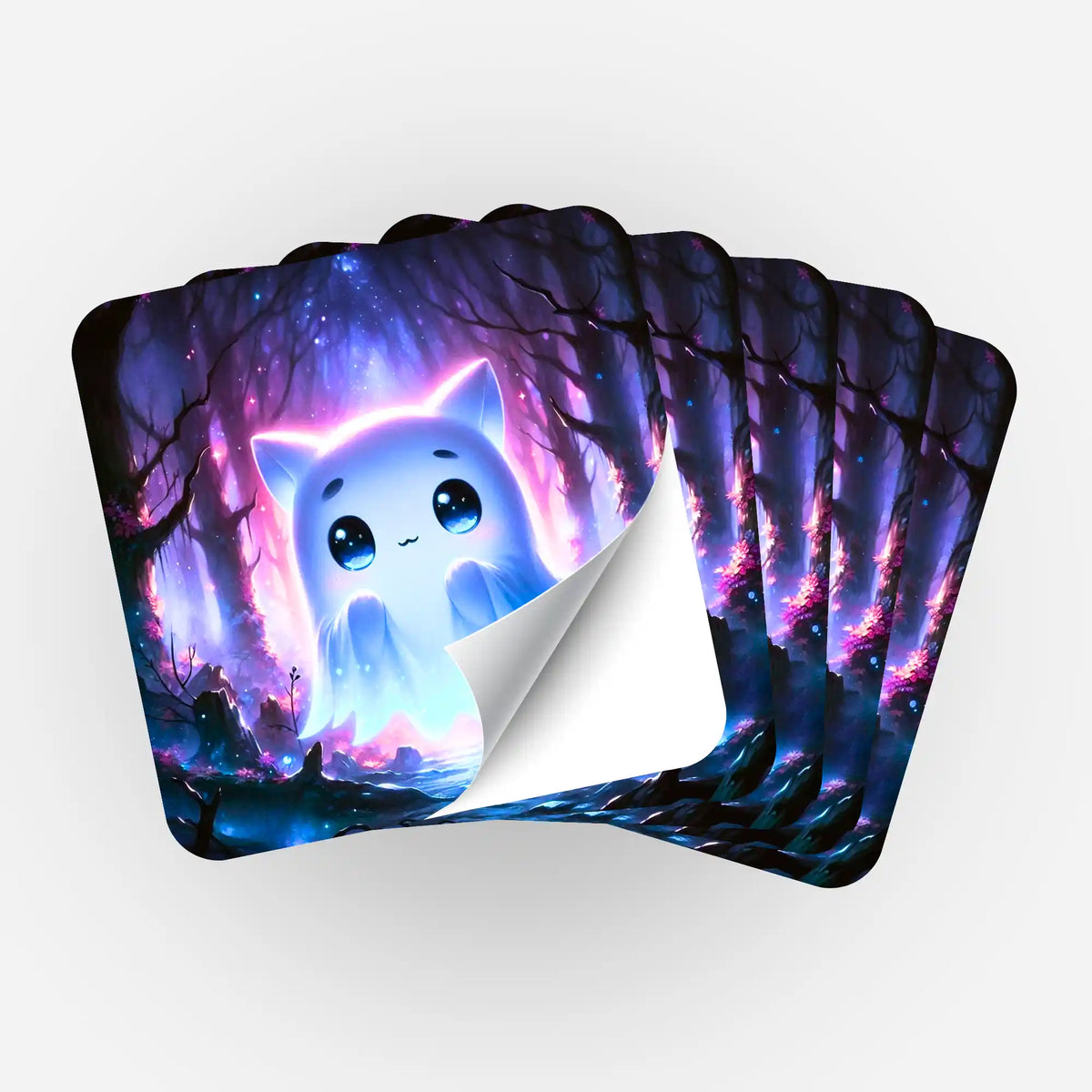 Glowy Sticker 5er-Set von Picmondoo ideal zur Organisation deiner Diamond Painting Zubehör- und Motivkollektion.