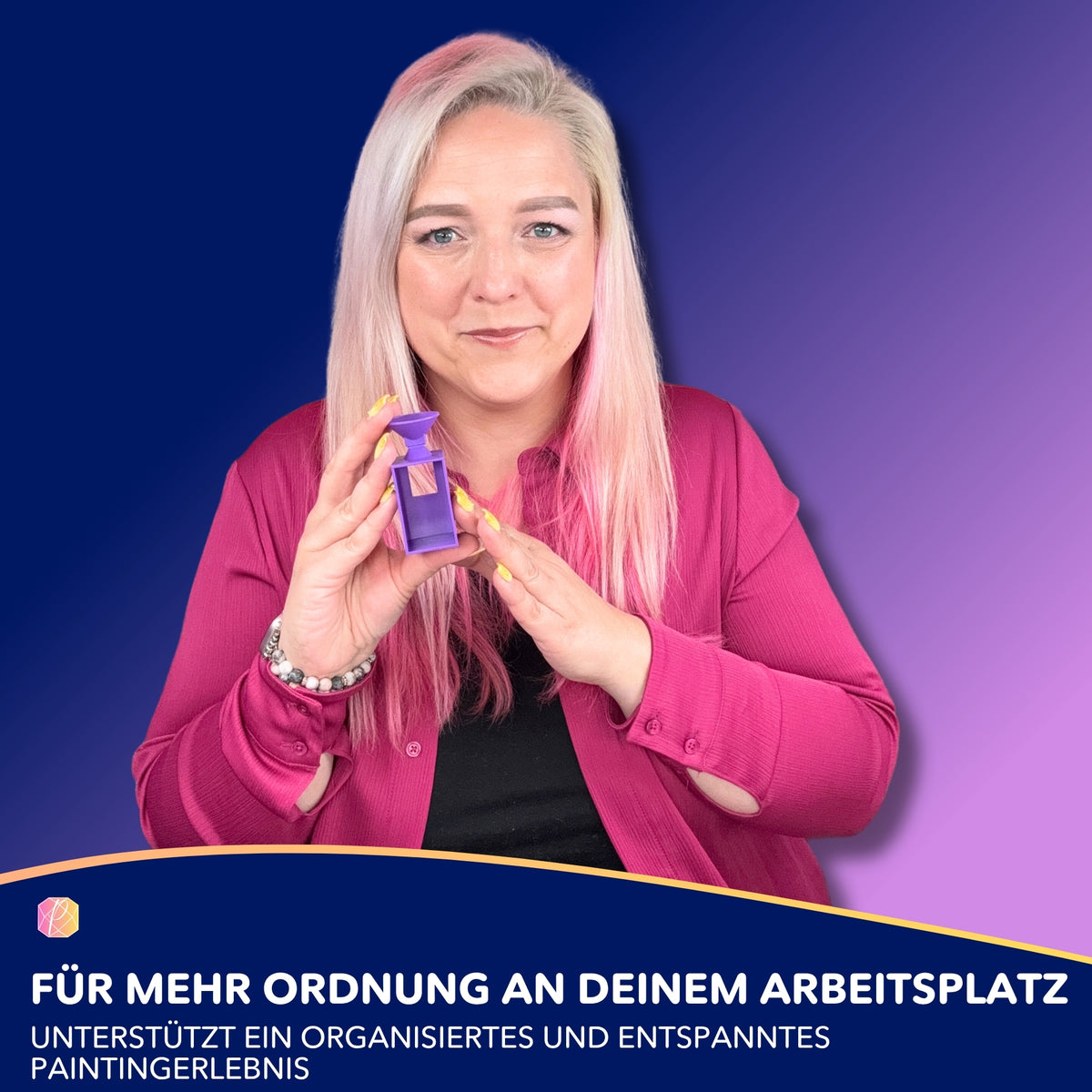 Praktischer Trichter für Diamond Painting Steine mit Vorrichtung zum einfachen Umfüllen in Aufbewahrungsdöschen