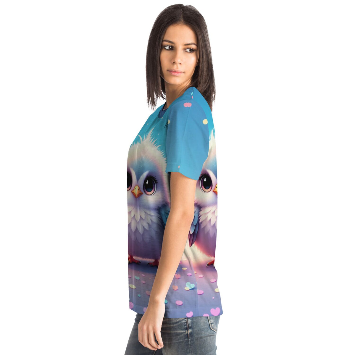 Dreamer T-Shirt mit niedlichem Eulen-Motiv im Stil von Diamond Painting Kunstwerken für kreative Erwachsene