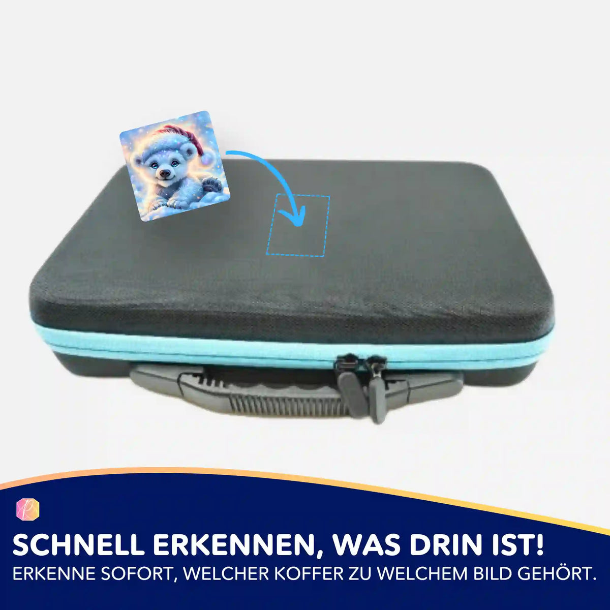 Picmondoo Sticker für Diamond Painting Aufbewahrungskoffer zur Kennzeichnung von Diamanten Painting Motiven