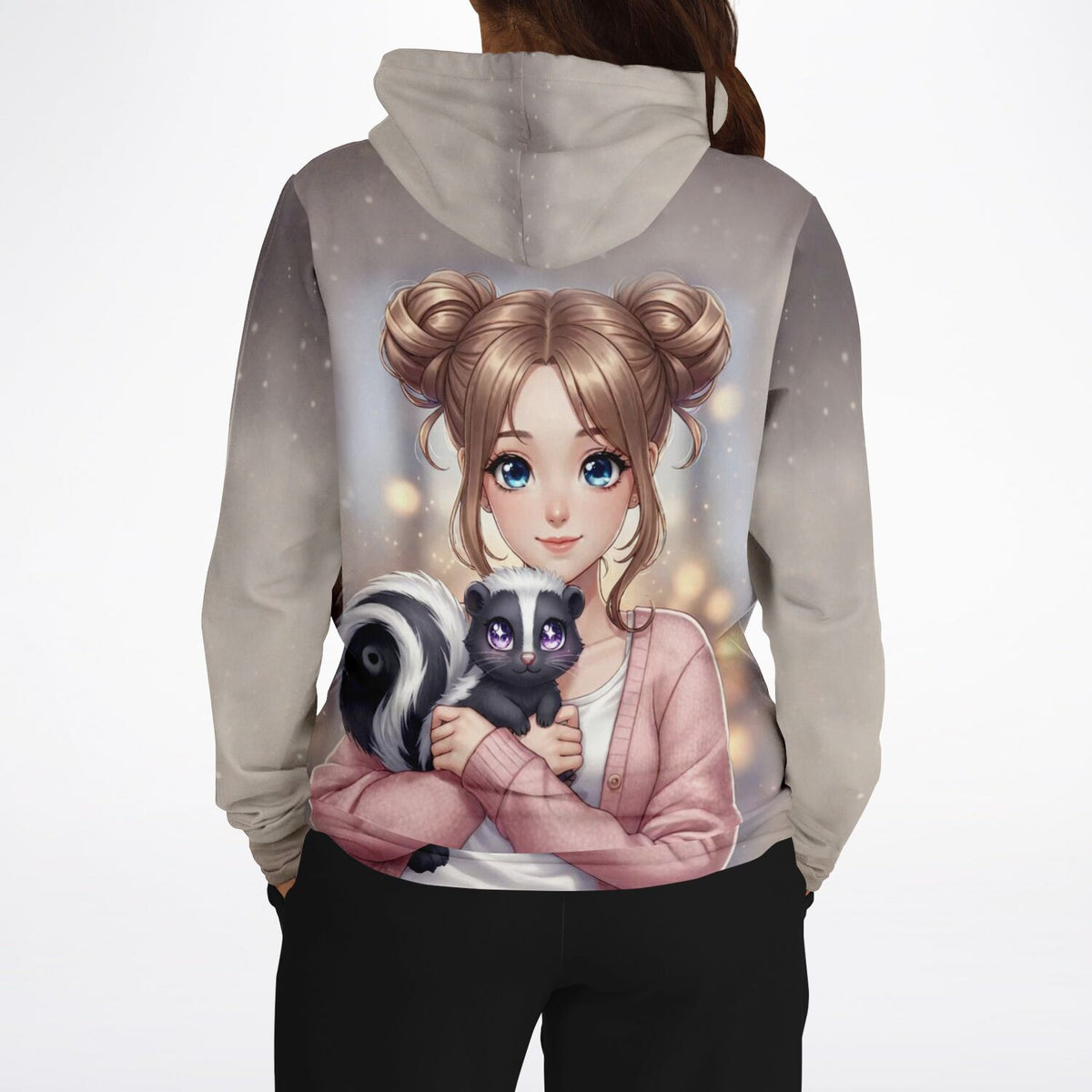 Dreamer Hoodie Yuna & Puki Design im Anime-Stil, passend zu beliebten Malen nach Zahlen Motiven für Erwachsene