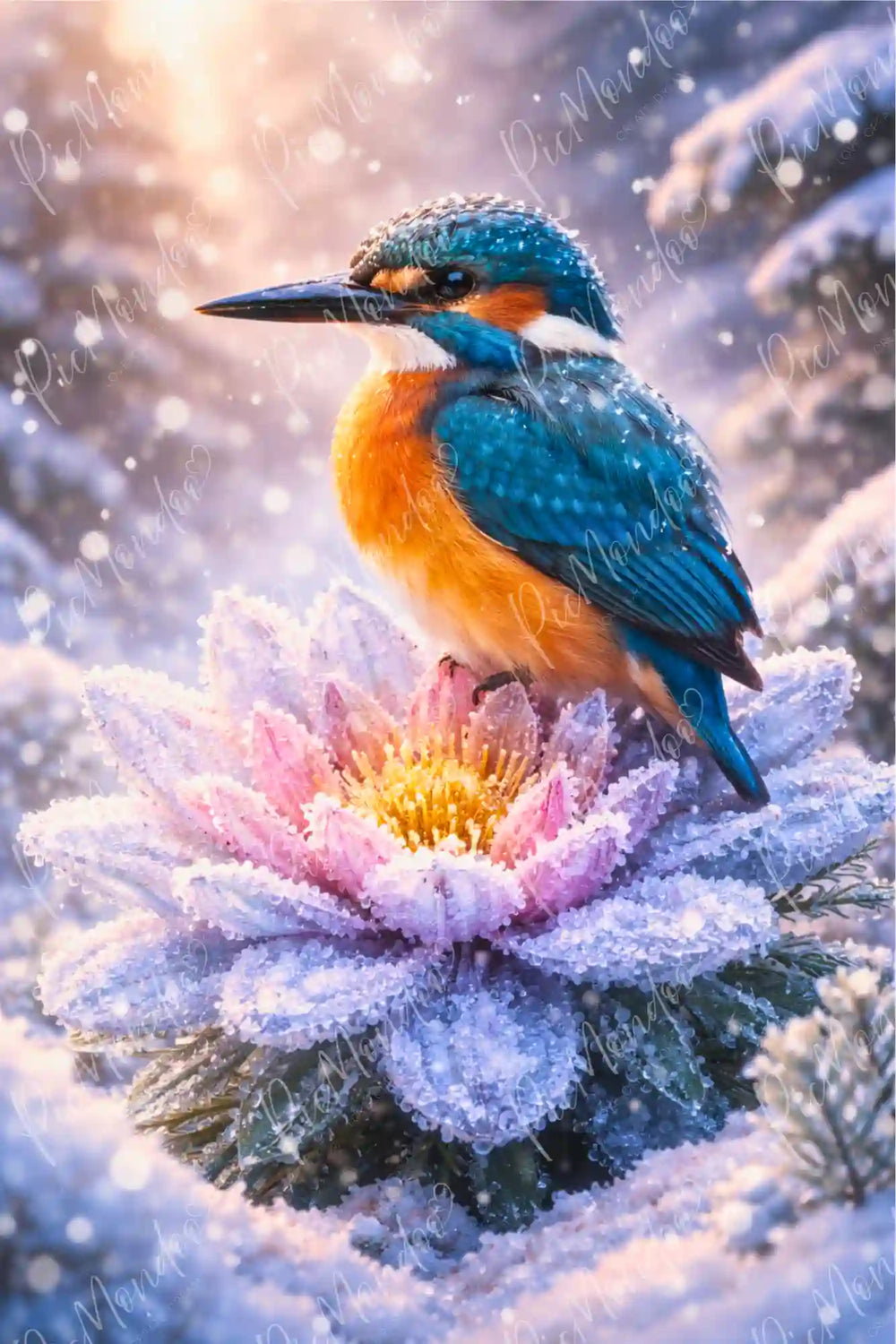 Diamond Painting - Wo der Winter das Licht bewahrt