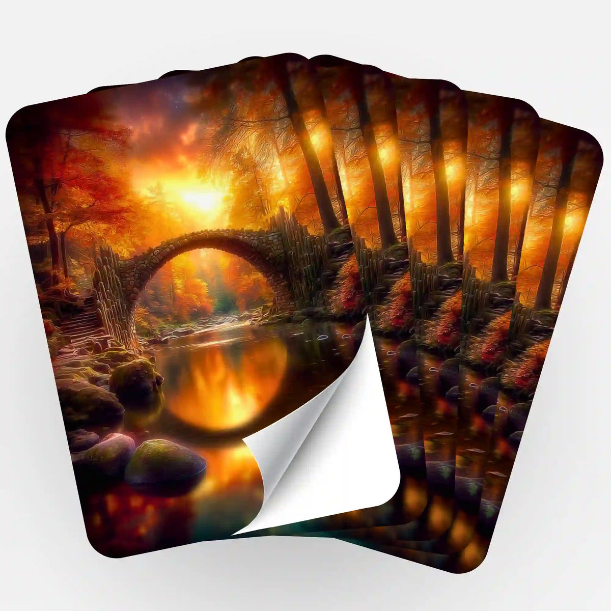 5er-Set Sticker Brücke der ewigen Stunde für Diamond Painting Zubehör und Organisation