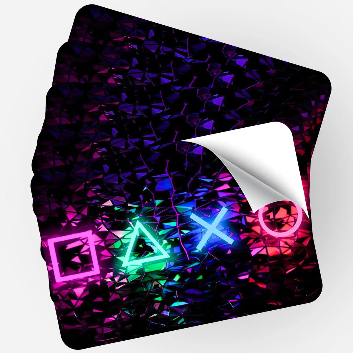 5er-Set Sticker mit Gaming-Motiv im Diamond Painting Design für mehr Ordnung beim Diamanten Painting