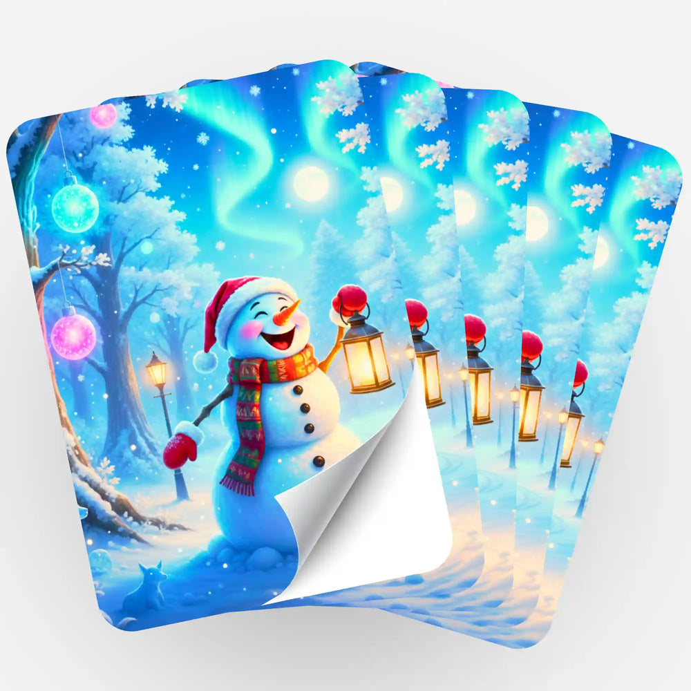Aufkleber 5er-Set - Zauber der Winternacht