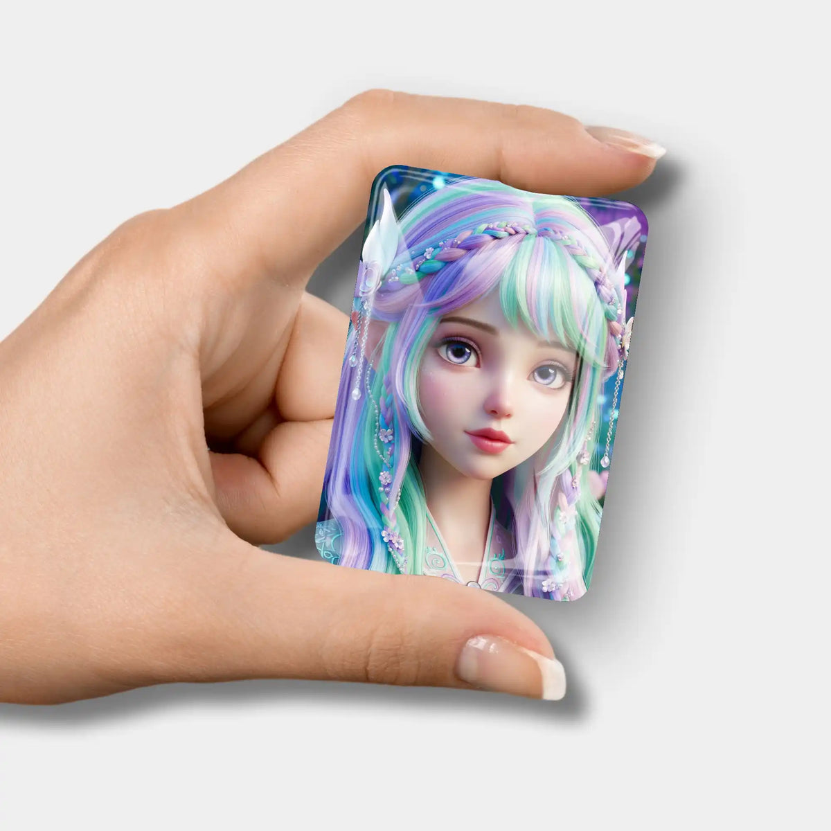 Magnetischer Coverminder Feenprinzessin Elara für Diamond Painting Zubehör mit farbenfrohem Fantasy-Motiv