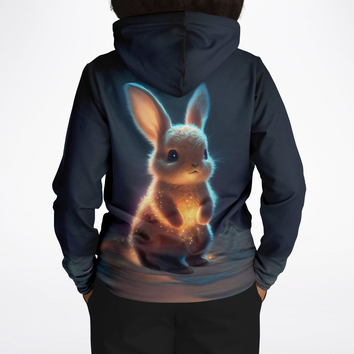 Dreamer Hoodie mit süßem Hasen Motiv, perfekt für Fans von Diamond Painting und kreativen Malen nach Zahlen Designs.