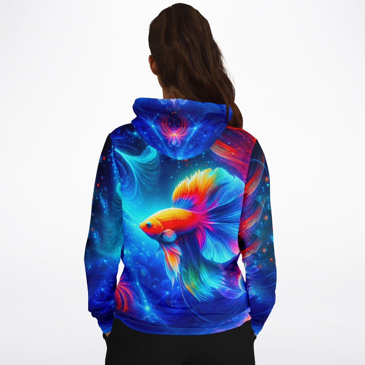 Dreamer Hoodie mit farbenfrohem Wunderwelt unter Wasser Motiv für Fans von Diamond Painting und Malen nach Zahlen