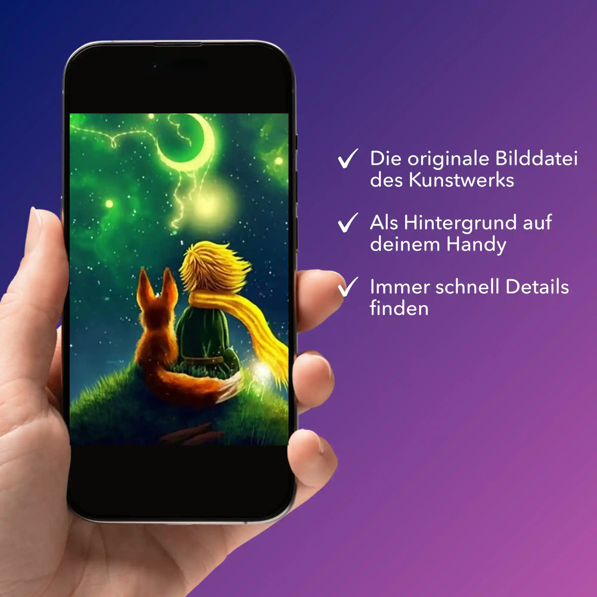 Digitale Motiv-Bildmappe Freunde als Handy-Wallpaper für Diamond Painting und Malen nach Zahlen Fans von Picmondoo