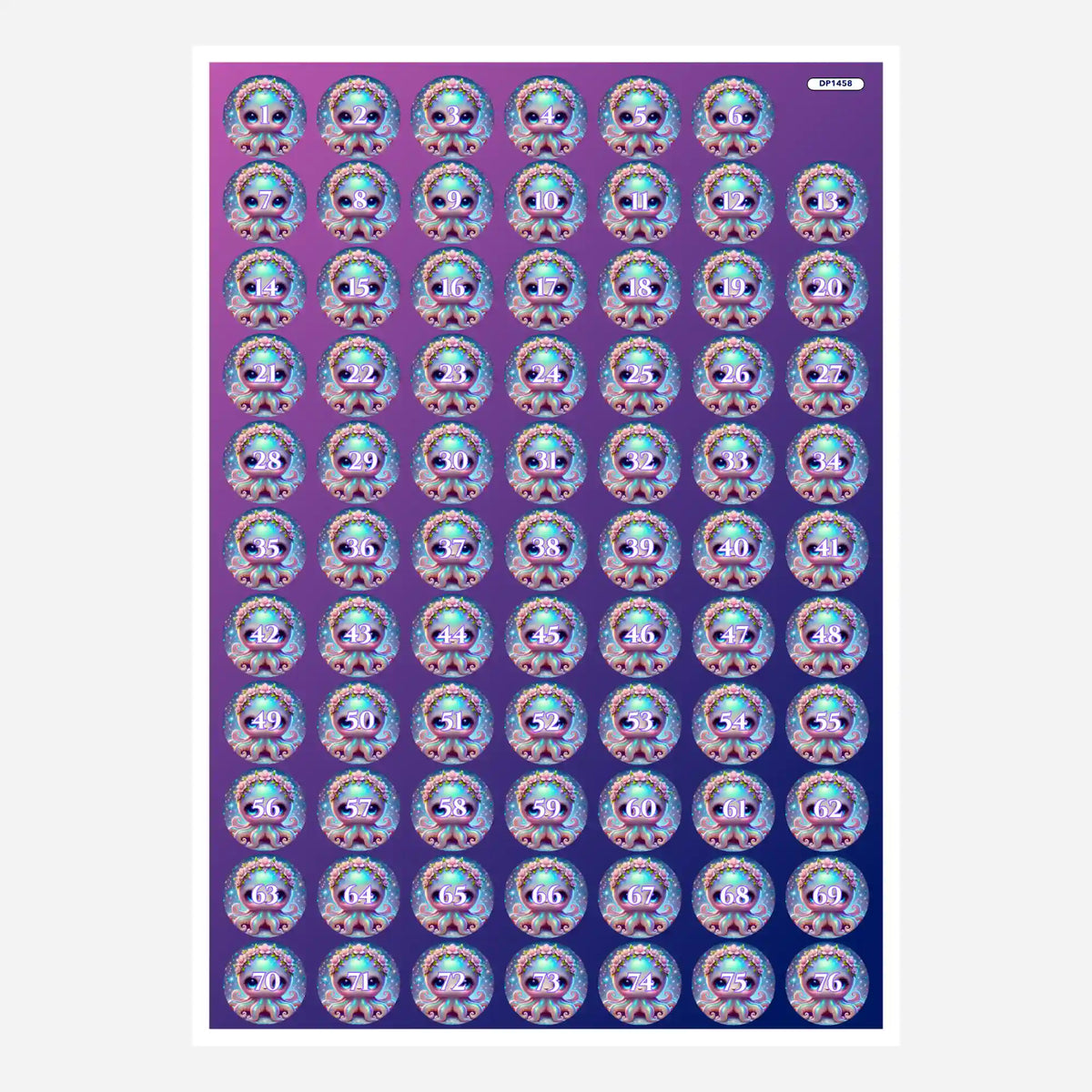 Bunte Diamond Painting Döschenaufkleber Fairydust Tinty mit Zahlen zur Organisation deines Diamanten Painting Zubehörs