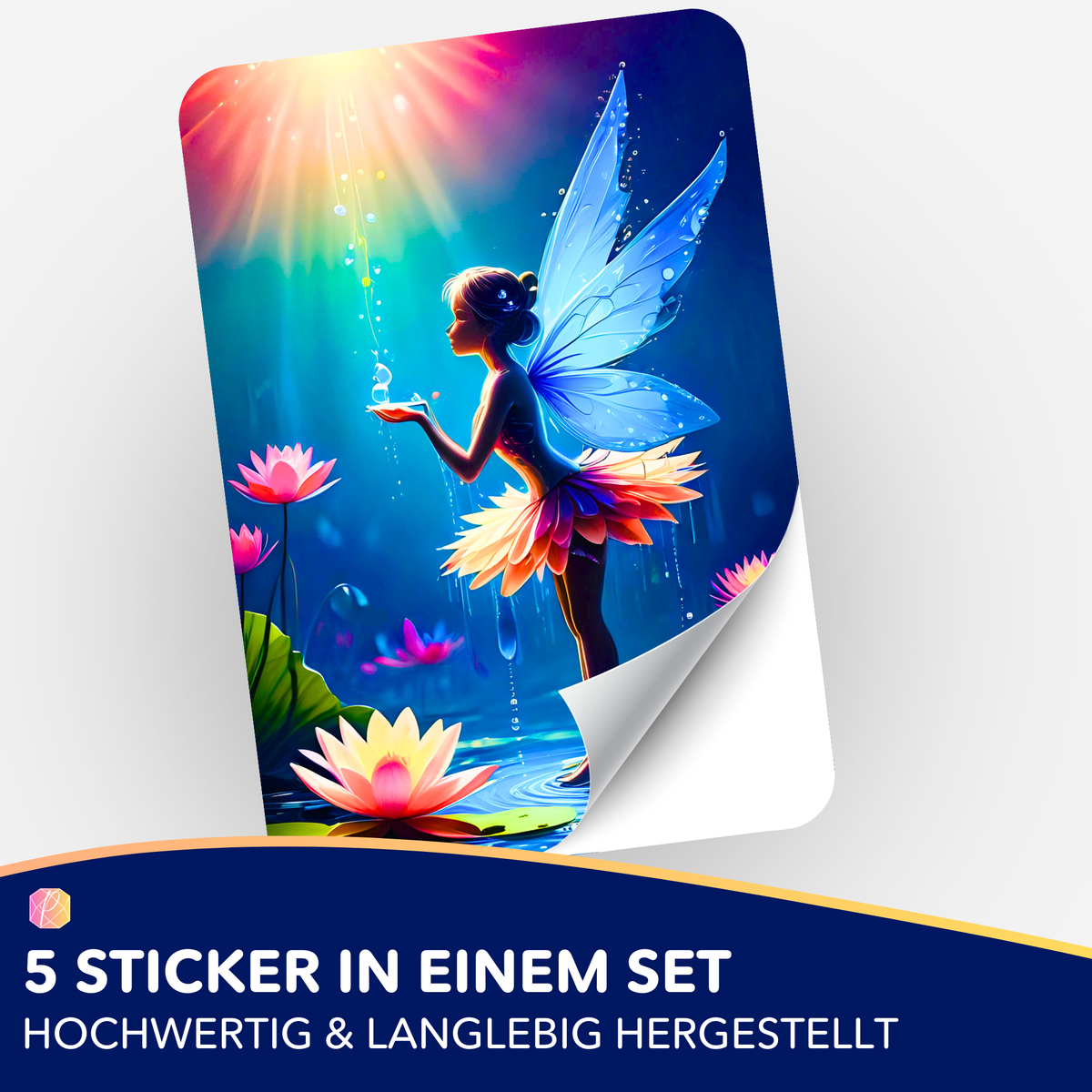 Moni´s Special Sticker-Set Fee Layla als Zubehör für Diamond Painting und Malen nach Zahlen Bastelsets