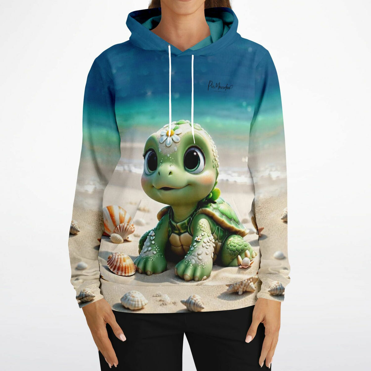 Dreamer Hoodie Sunny Schildi mit süßem Schildkröten-Motiv für Fans von Malen nach Zahlen und Diamond Painting