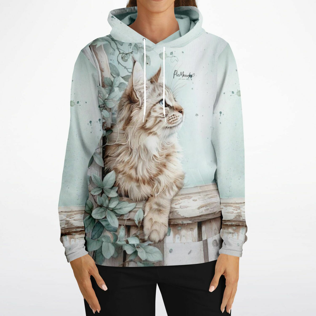 Dreamer Hoodie Kater Casimo mit Katzen-Motiv von Susen Pfifferling, ideal für Fans von Diamond Painting und DIY-Kunst.