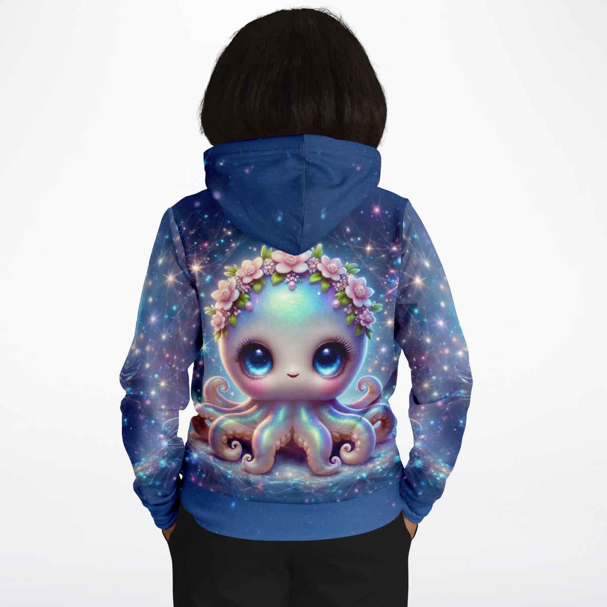 Dreamer Hoodie mit niedlichem Oktopus-Motiv und glitzerndem Fairydust-Design in bester Qualität