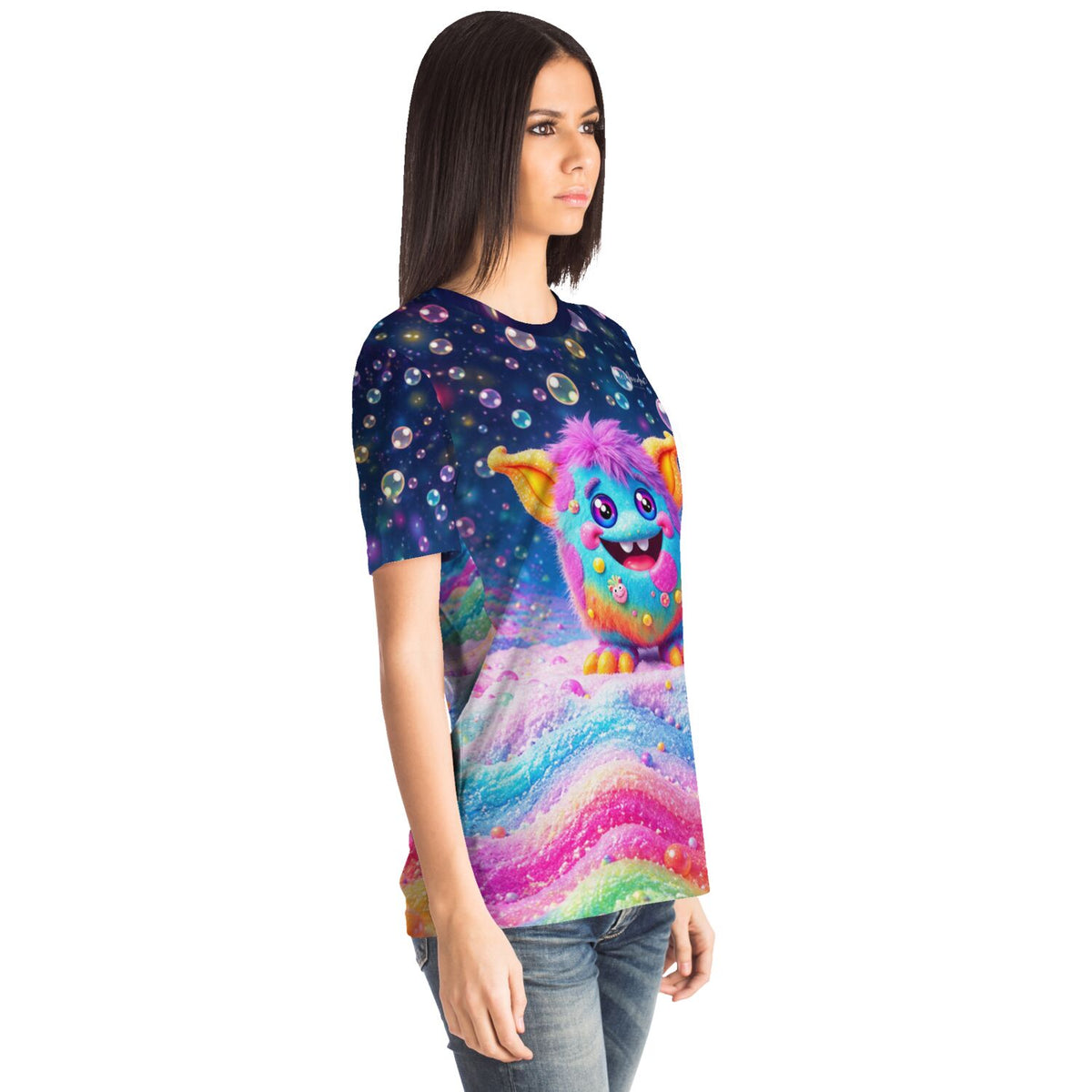 Dreamer T-Shirt mit Grinsebacke-Motiv, perfekt für Fans von Diamond Painting und farbenfrohen Kunstwerken.