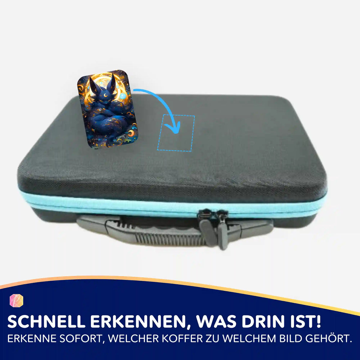 Picmondoo Sticker für Diamond Painting Aufbewahrungskoffer zum einfachen Organisieren von Diamond Painting Sets