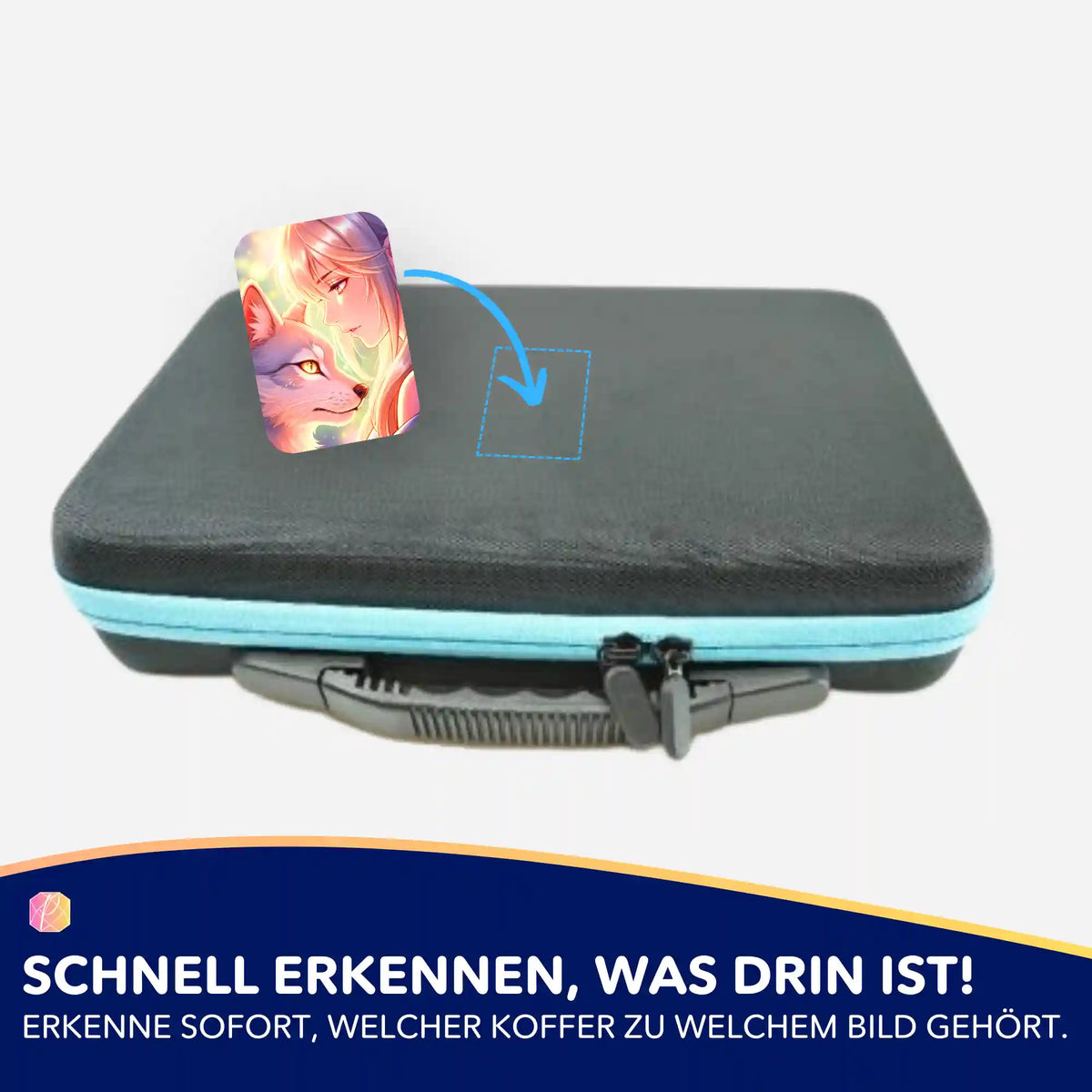 Picmondoo Sticker für Diamond Painting Aufbewahrungskoffer zur Organisation von Malen nach Zahlen Sets