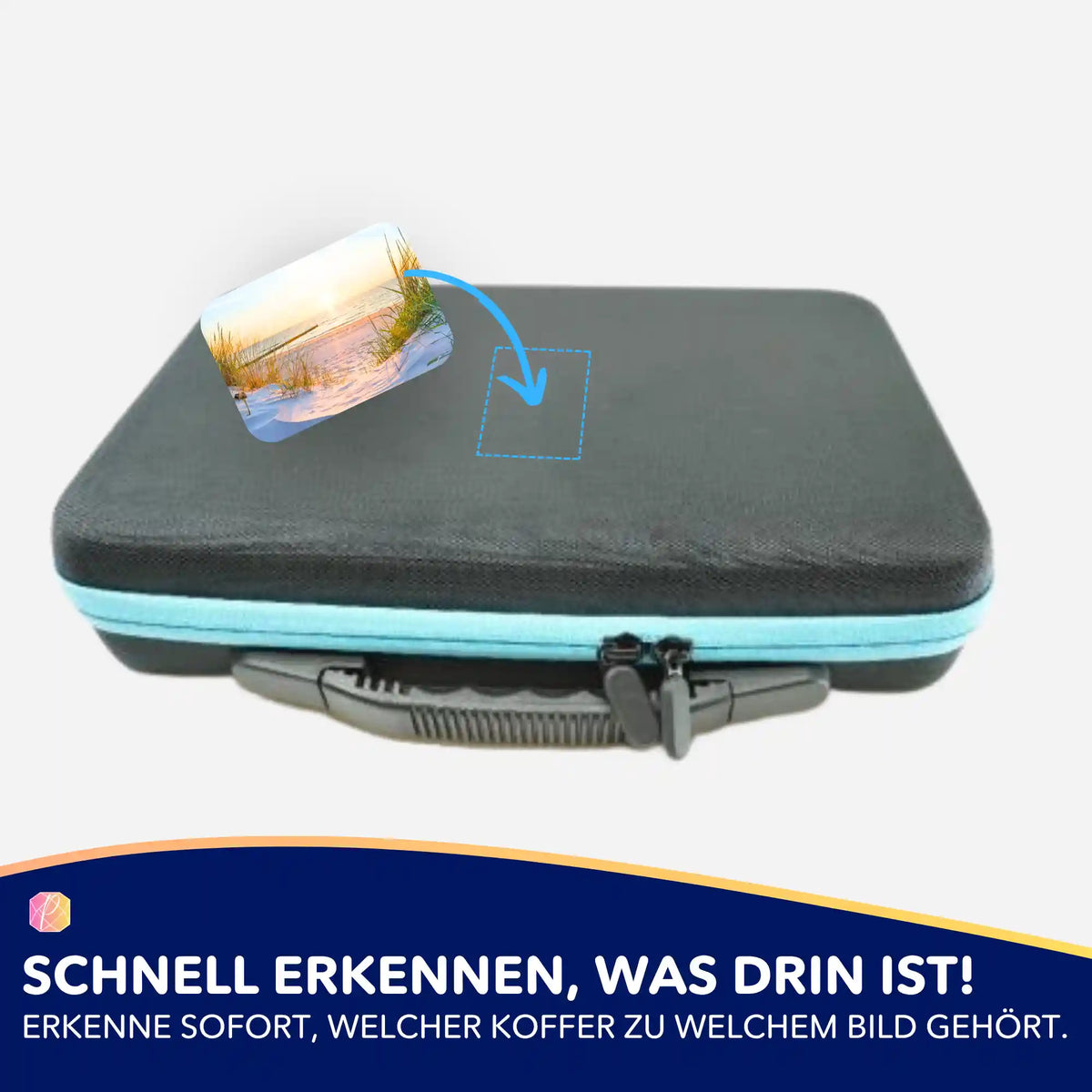 5er-Set Aufkleber für Diamond Painting Koffer zur Organisation verschiedener Diamanten Painting Motive