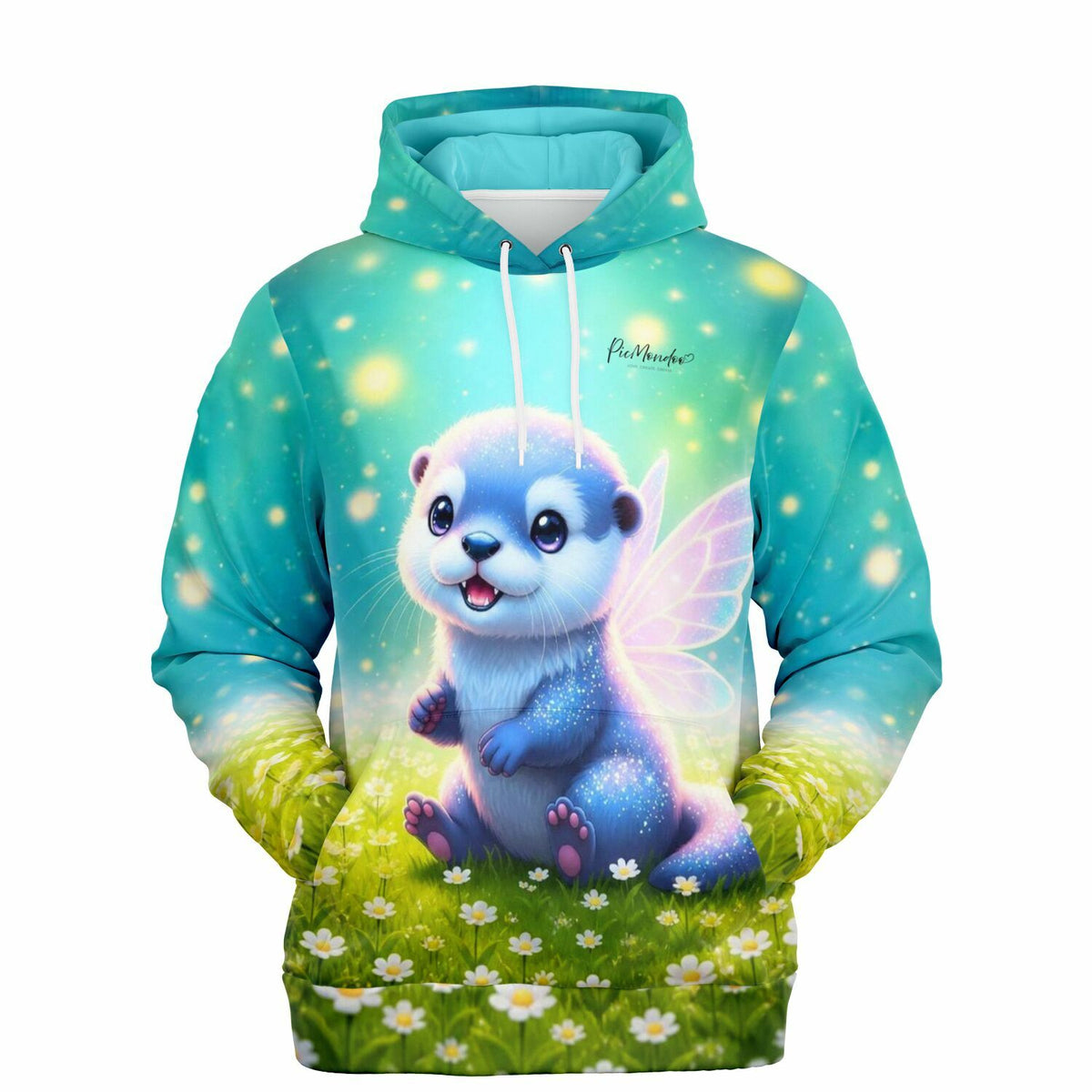 Dreamer Hoodie mit niedlichem Feenotter Mira Motiv, perfekt für Fans von Diamond Painting und Malen nach Zahlen Designs