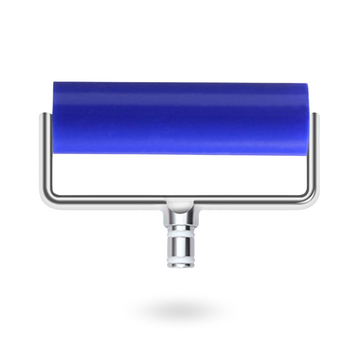 Blaue Diamond Painting Mini Rolle als praktischer Aufsatz für Stifte zum Fixieren und Festdrücken der Glitzersteine