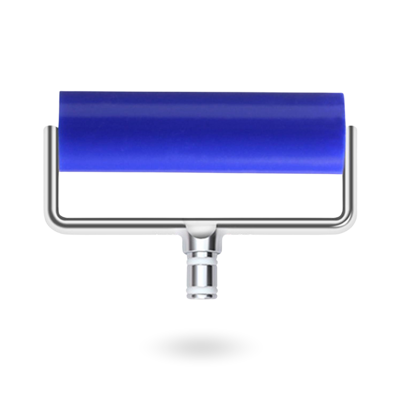 Blaue Diamond Painting Mini Rolle als praktischer Aufsatz für Stifte zum Fixieren und Festdrücken der Glitzersteine