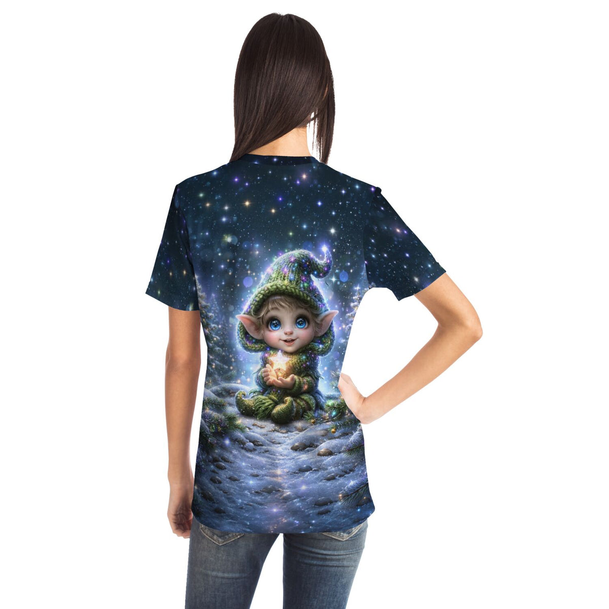 T-Shirt mit verträumtem Elfen-Motiv, perfekt für Fans von Diamond Painting und Malen nach Zahlen Designs