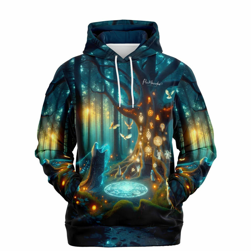 Dreamer Hoodie Hexennacht mit magischem Wald Motiv, perfekt für Fans von Diamond Painting und Malen nach Zahlen