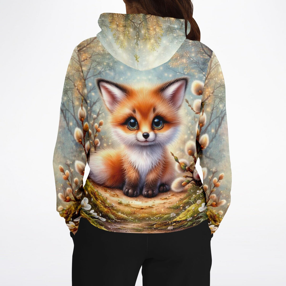Dreamer Hoodie mit niedlichem Fuchs-Motiv im Stil unserer Diamond Painting und Malen nach Zahlen Kunstwerke