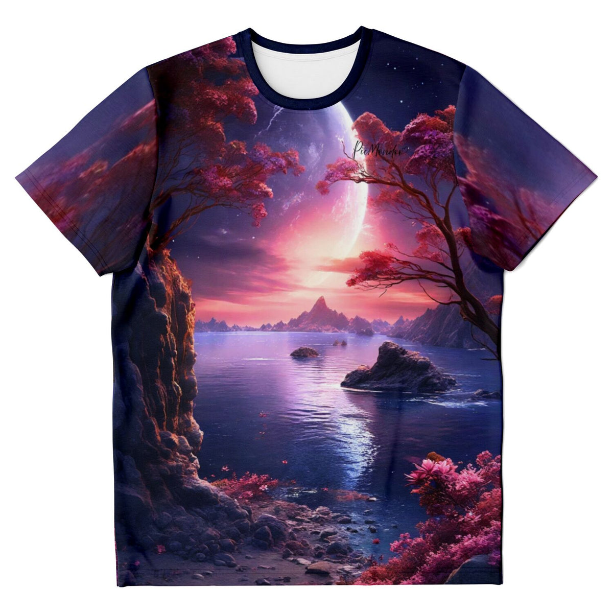 Dreamer T-Shirt Traum von Lunara mit mystischer Mondlandschaft im Stil beliebter Diamond Painting Motive