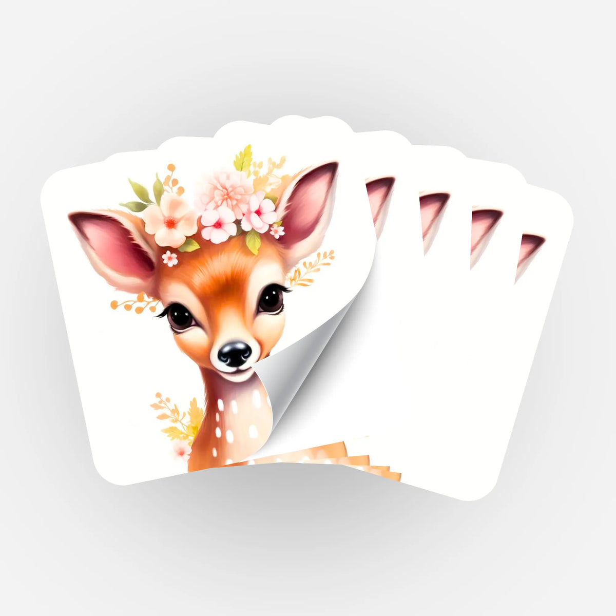 5er-Set Bambi Sticker zur Organisation von Diamond Painting Zubehör und Malen nach Zahlen Sets