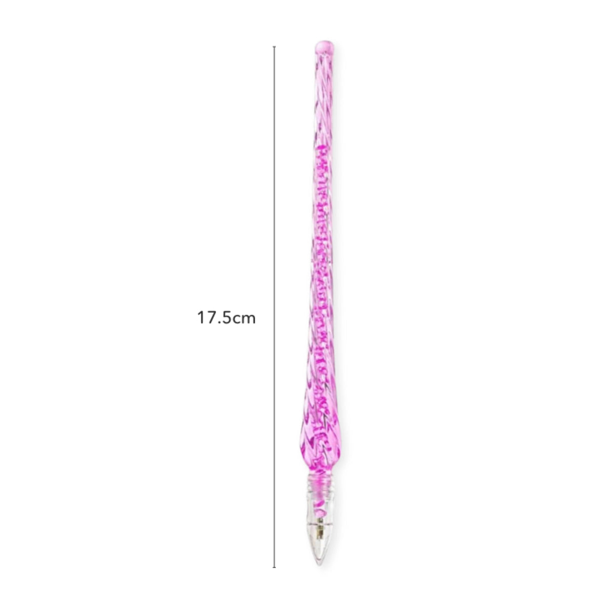 Rosa Diamond Painting Stift Twister mit Glitzer-Optik, 17,5 cm lang, für präzises Diamond Painting Zubehör