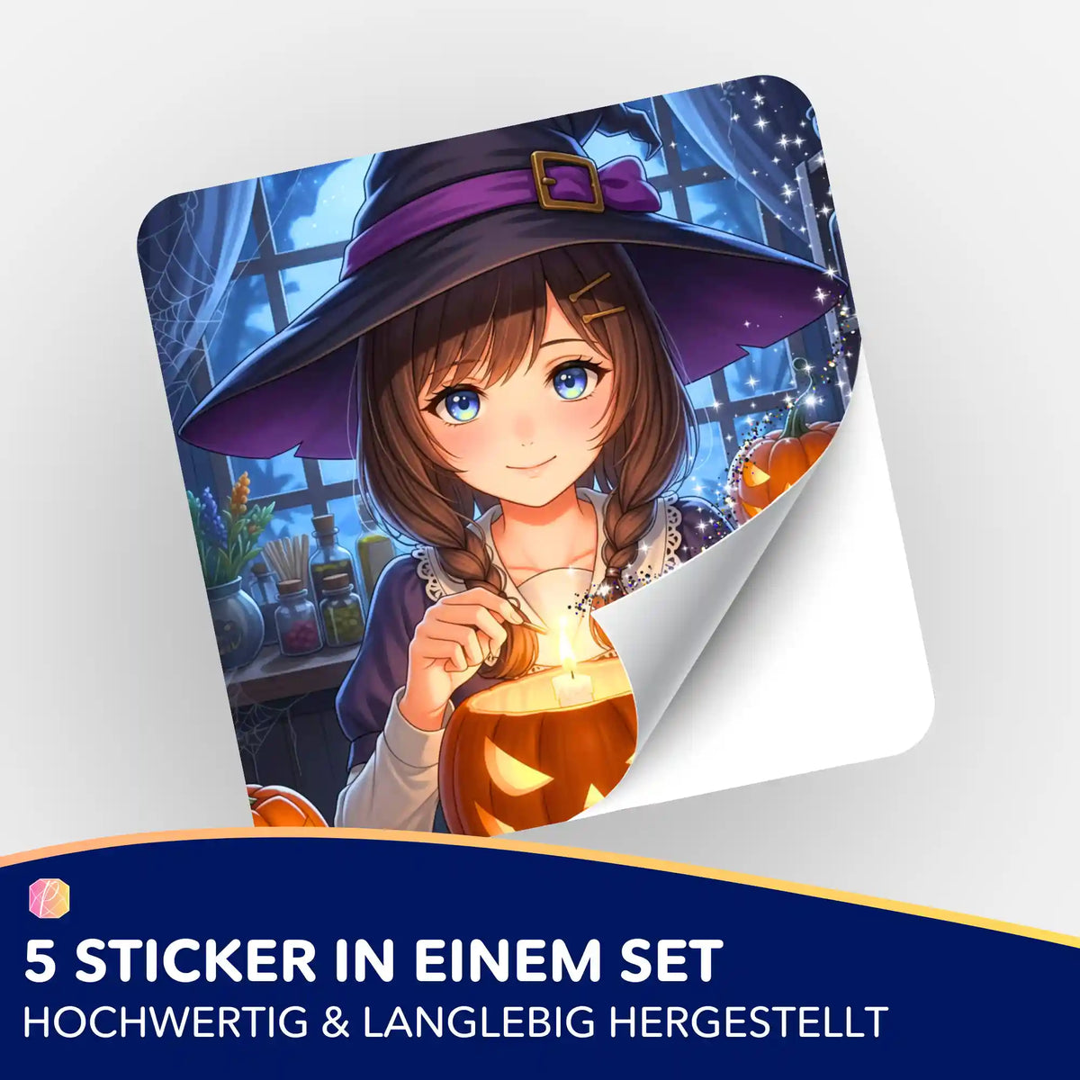 Little Sabrina Sticker als Zubehör für Diamond Painting und Bastelbedarf, motivgleiche Aufkleber zur Organisation.