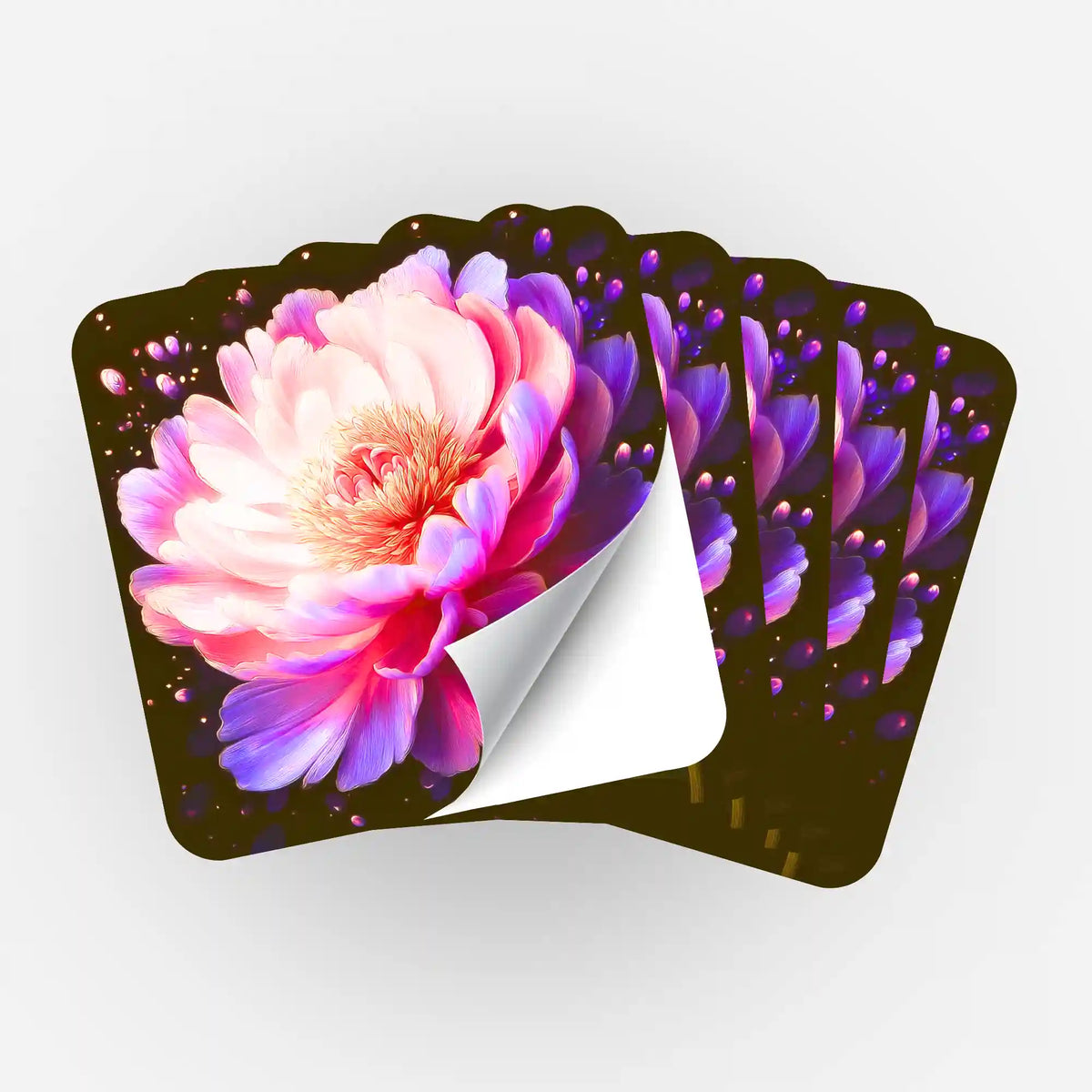 5er-Set Sticker Flüstern der Pfingstrose zur Organisation von Diamond Painting und Malen nach Zahlen Zubehör