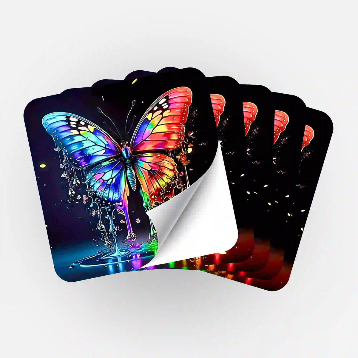5er-Set Wasser-Schmetterling Sticker für Diamond Painting und Malen nach Zahlen Zubehör zur Organisation