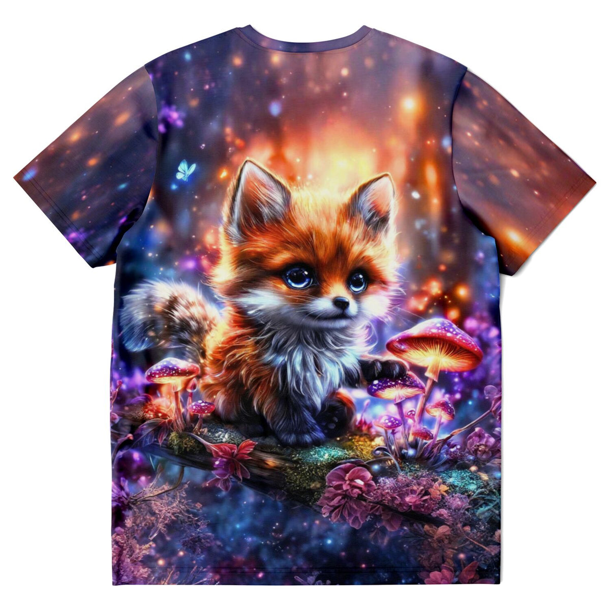 Fynni Fuchs T-Shirt mit magischem Wald Motiv, perfekt für Fans von Diamond Painting und Malen nach Zahlen Designs